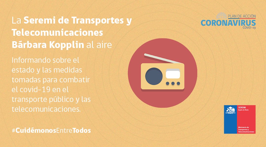 MTTNuble's tweet photo. #PrensaMTT 📻 Nuestra Seremi @BkopplinLa informó sobre  #Conecta2030 que dispondrá a 93 escuelas con conectividad digital 📡 en @Discusionradio, @redinteractiva_ y en #Notero247

#Reencontrémonos https://t.co/tcAissCWjW