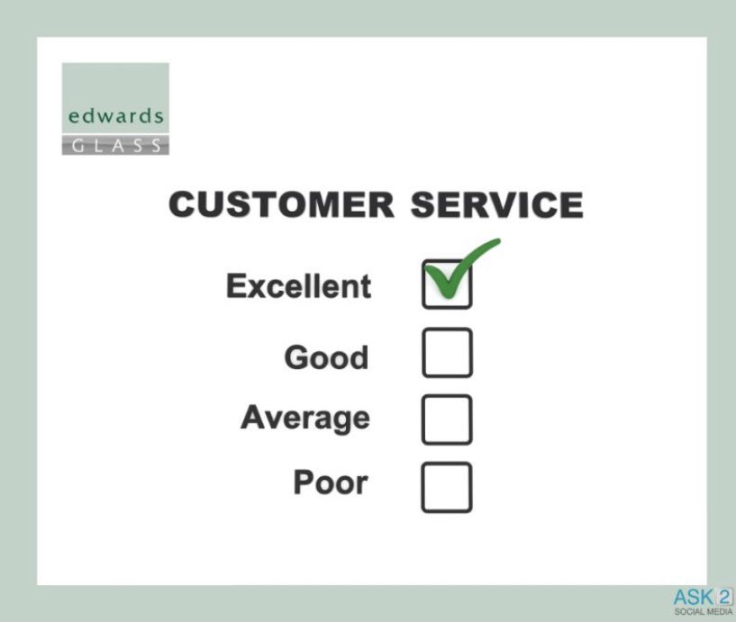 jedwardsglass's tweet photo. J Edwards Glass has been serving the West Midlands since 1920 and some years on our excellent customer service still remains an integral part of our business. 
01902 296505  https://t.co/3gZuZlr795

#EdwardsGlass #CustomerServiceMatters #CustomerServiceDoneRight #CustomerService https://t.co/1gXIkjmqR4
