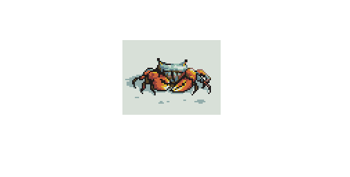 pixelartDave's tweet photo. #pixelart 10 color #crab https://t.co/m4PZI3ClBW