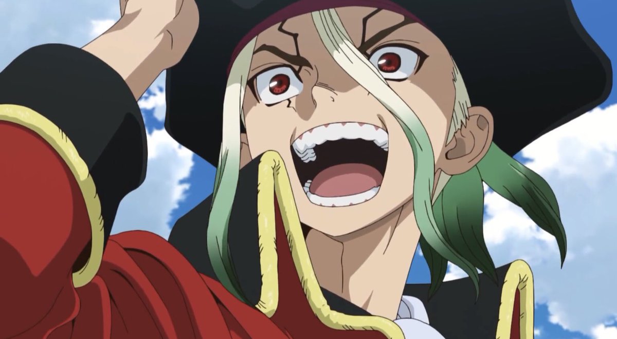 hotgirlmadara's tweet photo. They’re going to unblock the Suez Canal #DrSTONE #EVERGIVEN https://t.co/iVn8DcBHmC