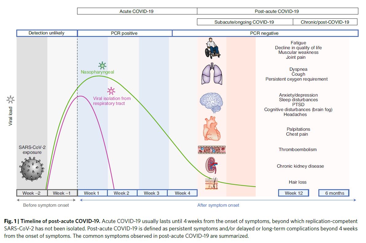 Comprehensive review article from <a href="/NatureMedicine/">Nature Medicine</a> on  Post acute COVID-19 Syndrome

go.nature.com/3spEDdl
