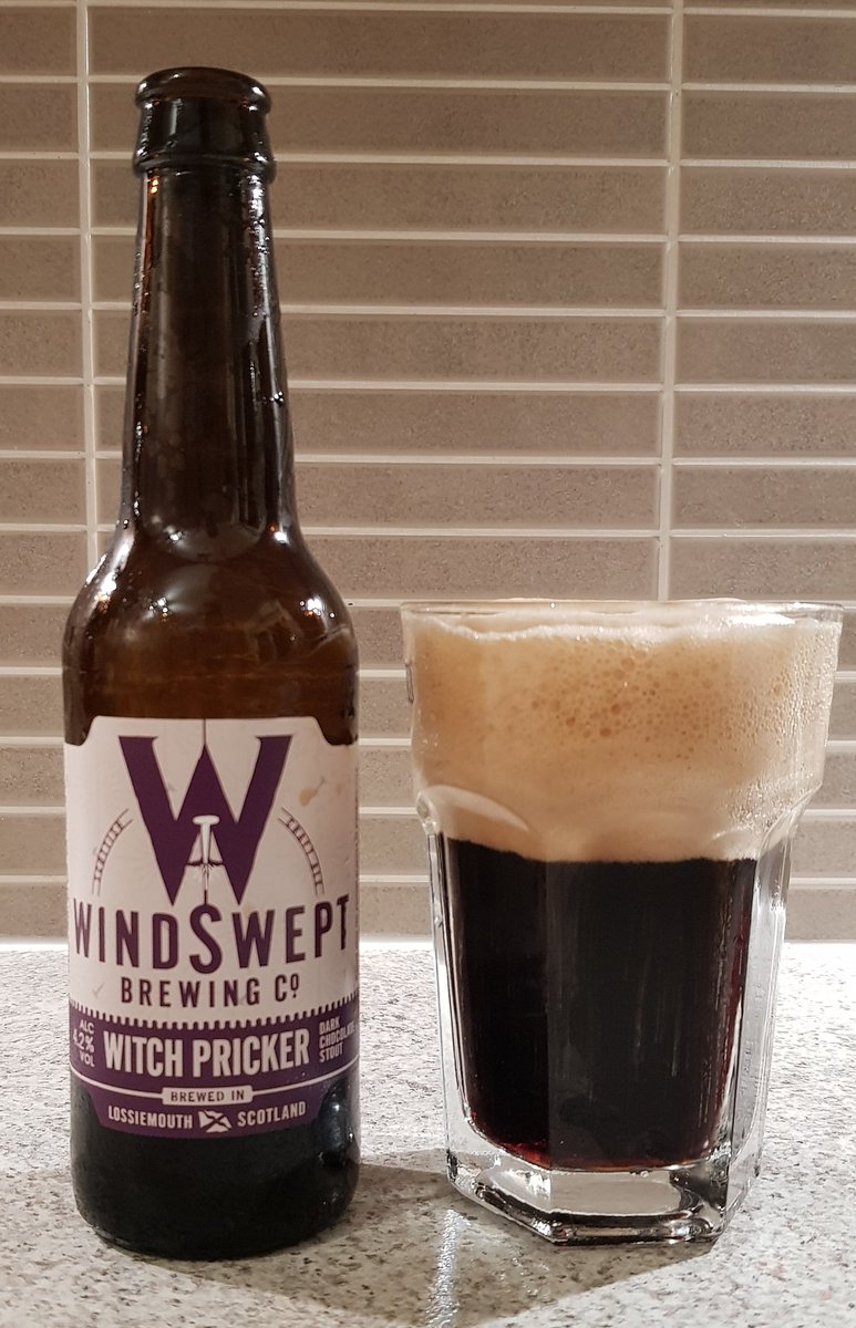 Rich_W27's tweet photo. Wow, that's a lively one from @WindsweptBeers a low abv stout but absolutely packed full of rich chocolate flavours. Another excellent one from @HaulBeer #tryanuaryathome #tryanuary https://t.co/CrFJIX2MkO