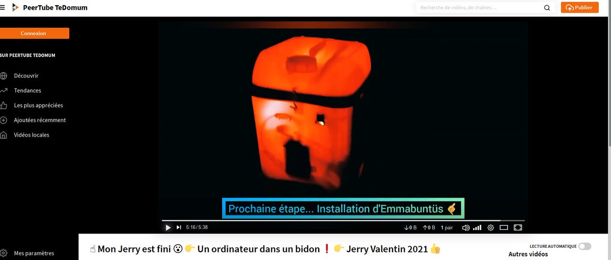 Emmabuntus's tweet image. Bravo à #BlablaLinux pour cette 3ème vidéo de réalisation de son magnifique @jerryDIT ❤️ 
La vidéo du Jerry complet est réalisée, et je vous laisse la chercher sur ses chaînes si vous êtes pressés de voir ce superbe #JerryValentin lumineux à roulettes 😀 
youtu.be/UQQBnKgx1aY