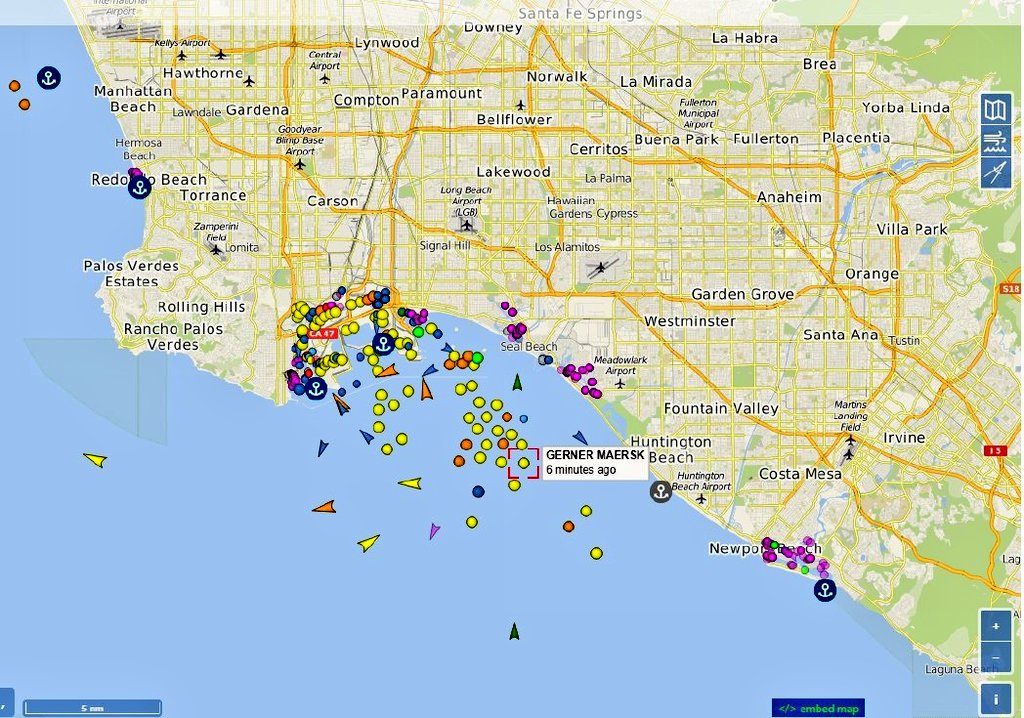 newaregames's tweet photo. Just to give our friends and followers, our cargo ship, the Garner Maersk, has not been delayed by the boat lodged in the Suez Canal.  She's safely in port off the coast of California, so our stock will be replenished soon! https://t.co/kMbl9Q60Xy
