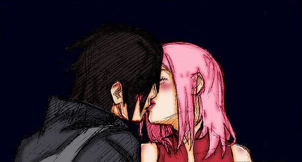 Kiss sasuke and sakura Sasuke and