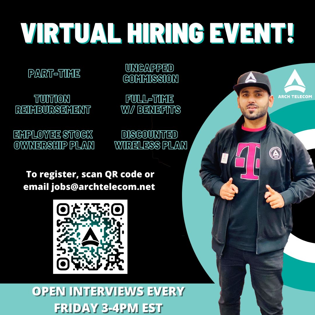 Did you register for a guaranteed interview tomorrow? #scanQRcode #archcareers 👩‍💻