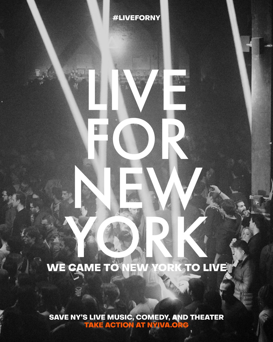Indy Venues were the 1st to close & last to reopen. We need support from NY State to help with our uncertain future & bring arts & culture back to NY. Help @nyivassoc save live music, comedy & theater! Visit NYIVA.org & take action in just a few seconds. #liveforNY