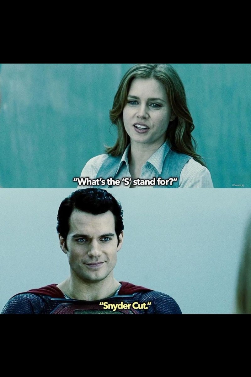LSupes's tweet photo. #RestoreTheSnyderVerse https://t.co/jg9g51jb6i