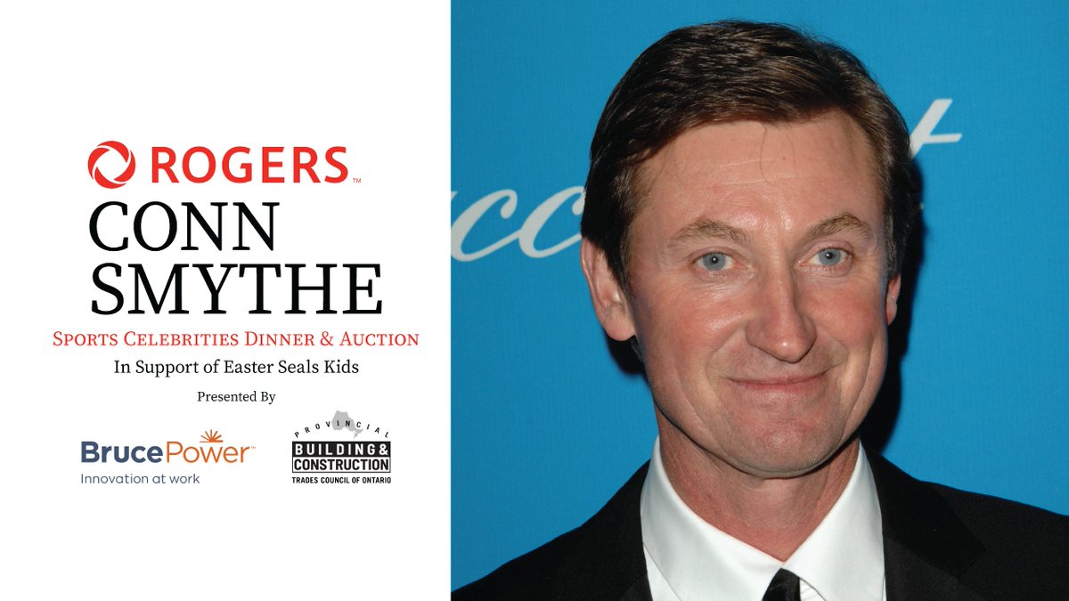 We are excited to present the Conn Smythe Lifetime Achievement Award to <a href="/WayneGretzky/">Wayne Gretzky</a>! Join us, Wayne, &amp; an incredible virtual head table, that includes Hayley Wickenheiser, Joe Thornton &amp; many more! For tickets, please visit: eso.swoogo.com/connsmythedinn…