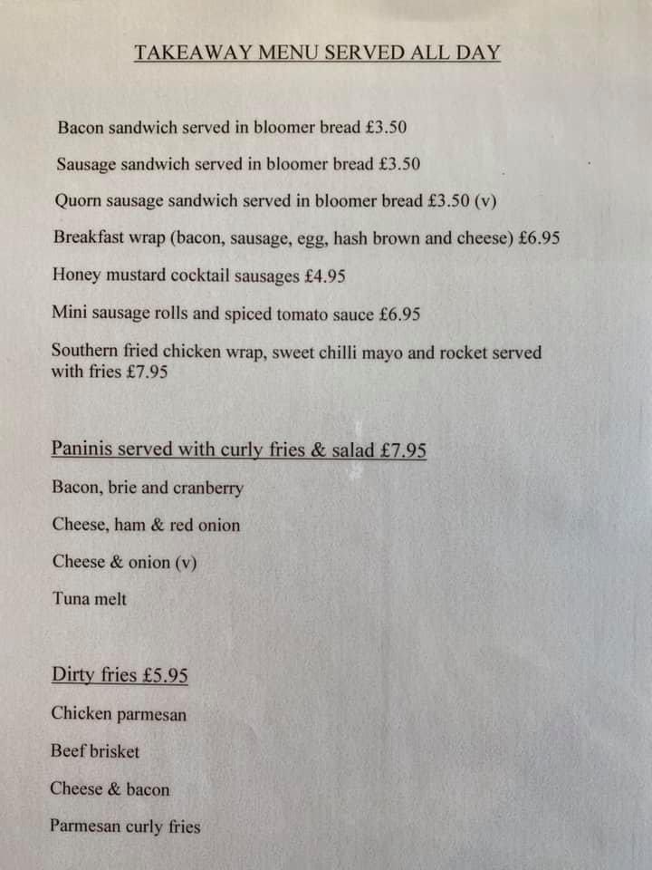 Let’s get those doors open. Hopefully some of you can pop by tomorrow. Our new head Chef has real pride in his work and we think you’ll like what he does.