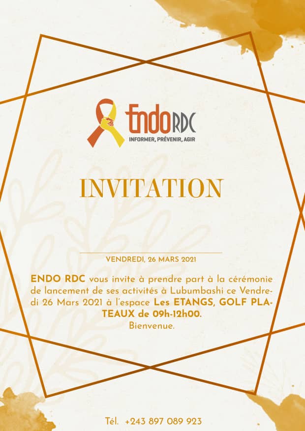 endo_rdc's tweet photo. Plus que quelques heures pour le grand lancement ENDO RDC 🎗️🇨🇩 au Haut-Katanga à Lubumbashi
Venez nombreux ; Tous contre l'endométriose 💪🏼
@BlancheAwis @JacquesKyabula #EndoGirls @moise_katumbi #MarchYellow #endowarrior #Santé @central_sage @StanysBujakera @DeniseNyakeru https://t.co/TaqhusXZwq