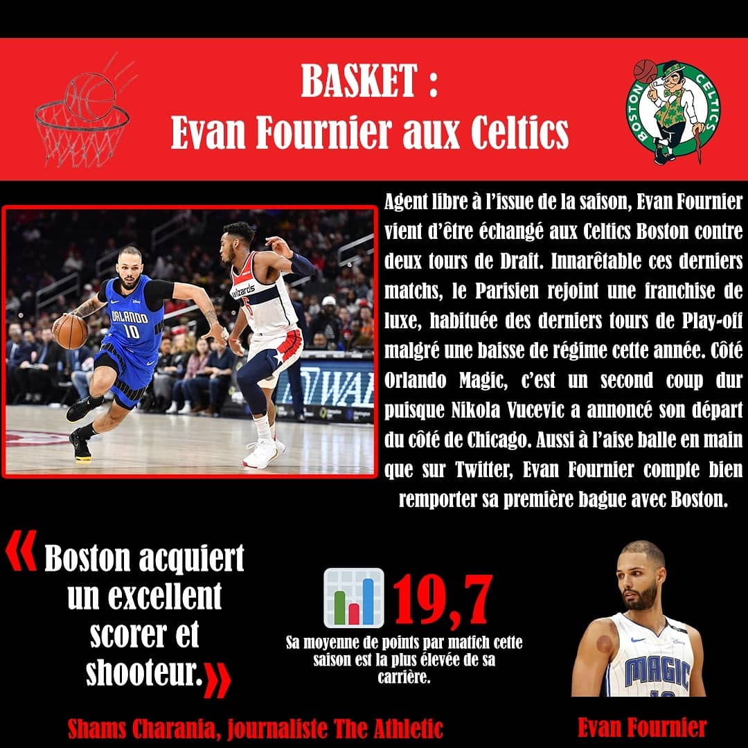 pep_ista's tweet photo. 🗞 Actus sportives du 25 mars 2021 ⬇️

🏀 Evan Fournier débarque à Boston 
🎾 Wawrinka absent plusieurs semaines 
🎮 EA se sépare de Pierre Menés
#Fournier #BostonCeltics #TrashTalk #Wawrinka #Menes https://t.co/vjO5qKcMSq