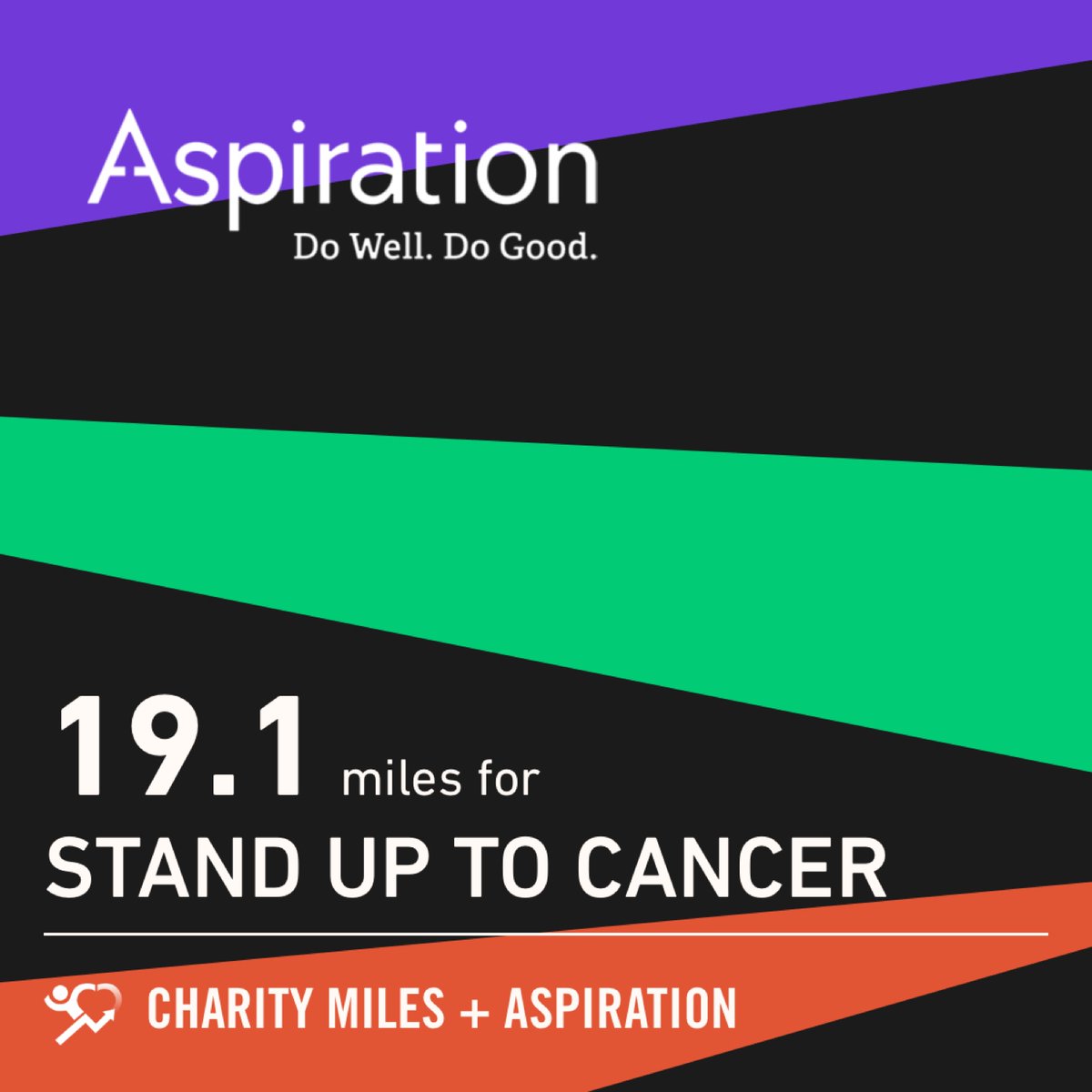 mentpro's tweet photo. 19.1 @CharityMiles for @SU2C sponsored by @Aspiration! #PlantYourChange #SpendSustainably https://t.co/qsgy3R9Te8 https://t.co/B8q6G97s2k