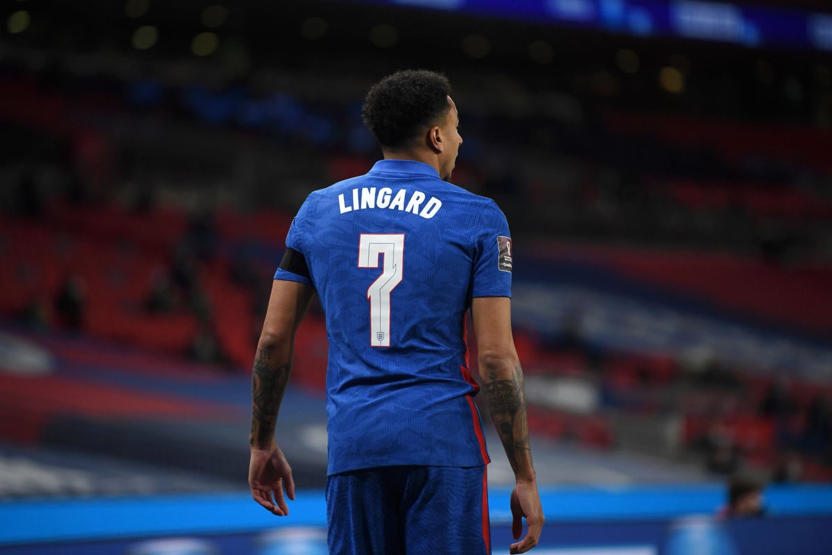 StatmanDave's tweet photo. Jesse Lingard has been directly involved in at least one goal in each of his last five appearances:

⚽️ vs. Spurs 
🅰️ vs. Man City 
⚽️ vs. Leeds 
⚽️🅰️ vs. Arsenal 
🅰️ vs. San Marino 

Enjoying his football. 💫 https://t.co/YeBoiApYWM