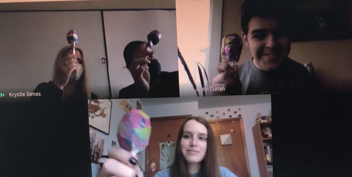 March World Language Club Meeting. Learning about the origen of the maracas and making our own to play along with a Latino musician  <a href="/WLC63920297/">WLC@CHS</a> <a href="/OakerWorLang/">Oaker WorLang</a> <a href="/CoventryOakers/">Coventry High School</a>