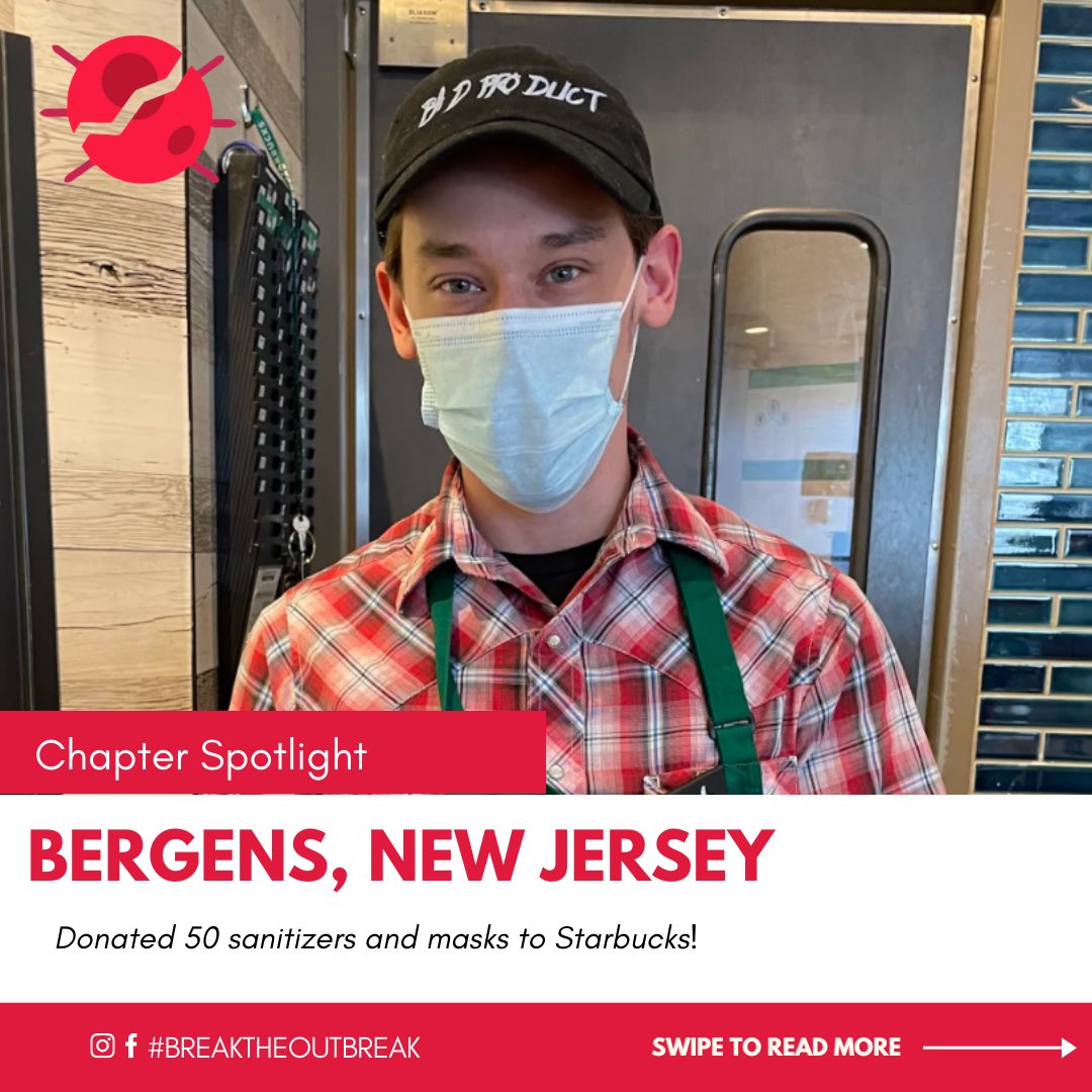 BTOBnow's tweet photo. The Bergens, New Jersey Chapter made a donation of over 50 PPE this week 🙌

#Covid19 #Pandemic #FaceMasks #PPE #VolunteerWork #Nonprofit #Bergens #BreakTheOutbreak #BTOB https://t.co/nKa9iimS59