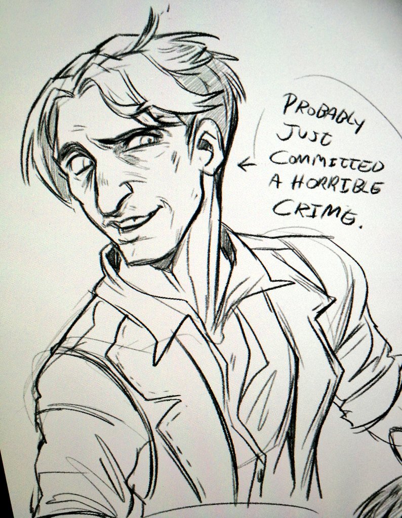 Cecil doodles 😎 #RedDeadOnline 