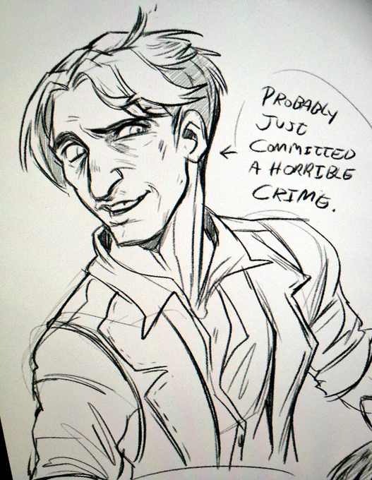 Cecil doodles 😎 #RedDeadOnline 