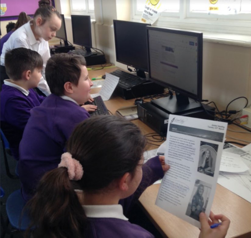 OPA_Newstead's tweet photo. What an incredible experience to be news reporters for the day. Year 5 pupils at OPANG have had an amazing day, and had high aspirations. Thank you everyone involved! 💻📰🗞️ #OPAEnglish #OPANewsDay #OPANG https://t.co/KOmum8IAuS