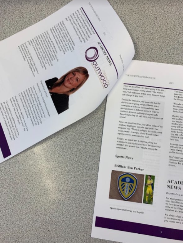 OPA_Newstead's tweet photo. What an incredible experience to be news reporters for the day. Year 5 pupils at OPANG have had an amazing day, and had high aspirations. Thank you everyone involved! 💻📰🗞️ #OPAEnglish #OPANewsDay #OPANG https://t.co/KOmum8IAuS