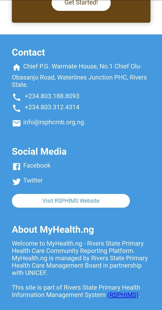 RiskRivers's tweet photo. @GovWike Do you also know that Rivers State is the only state in the world with Real Time Health Related Emergency Platform for "Community Reporting" where you can report on happening around you on ur mobile app. That is d link to d platform https://t.co/cMMNol6786
Download the App! https://t.co/4hul5dt62e