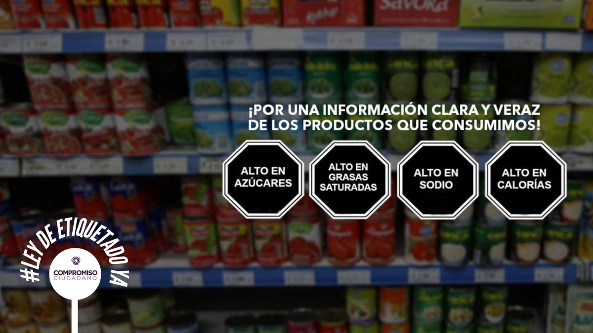 Compromiso_C's tweet photo. ⚫️ Porque el acceso a la información sobre una alimentación saludable es un derecho. 

Porque advierte a los consumidores sobre el exceso de nutrientes críticos.

Porque un 68% de los argentinos +18 tienen exceso de peso.

Porque es por tu bien y el de tod@s. 

#LeyDeEtiquetadoYA https://t.co/kdjEMtXmkc