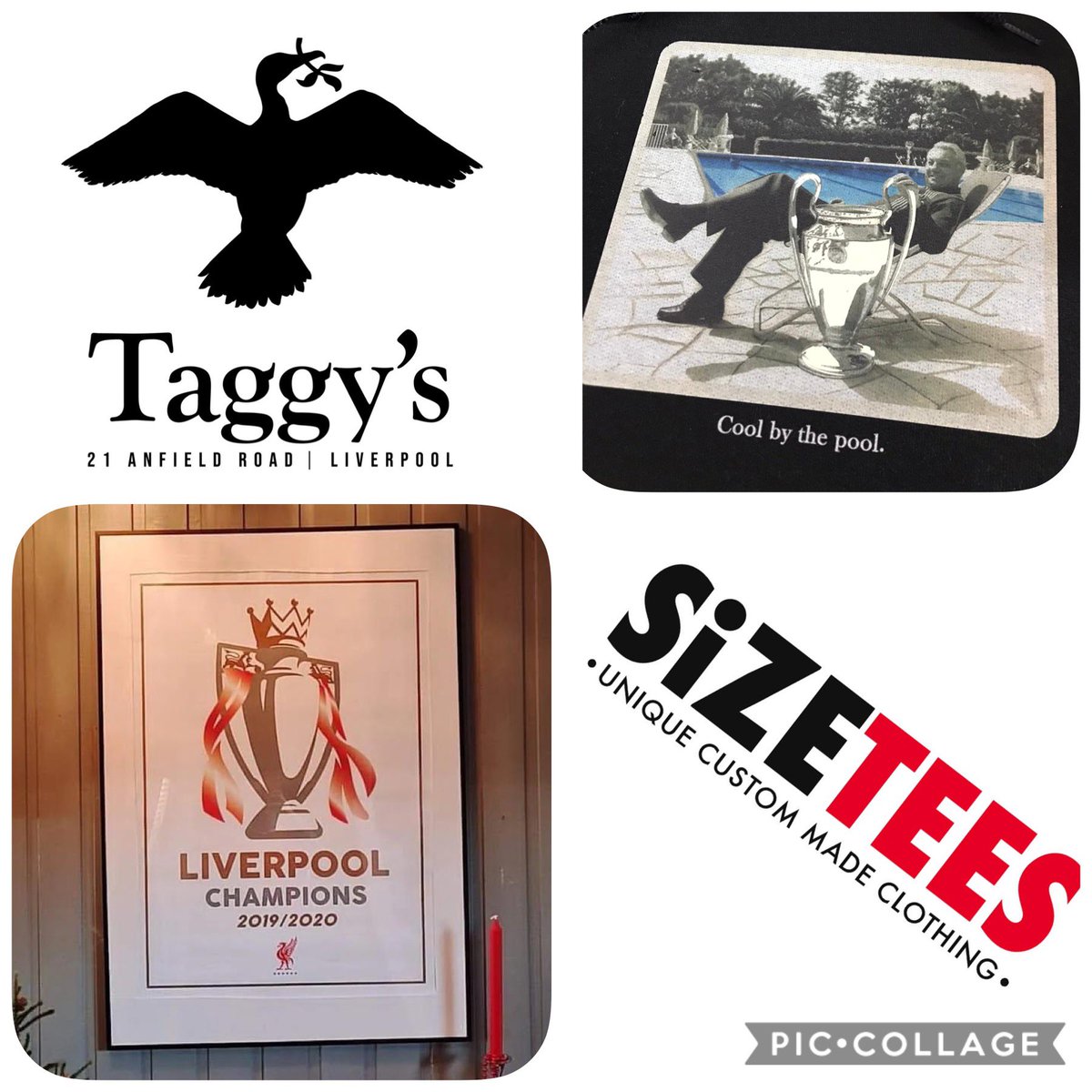 taggysbar's tweet photo. Follow, like and share @taggysbar and @sizetees on Insta/Twitter/FB to be in a draw for 3 Easter eggs filled with a tee of your choice(Sizetees), 2 champions badges and a A1 champions poster(on the side 😉)

1 person picked from each SoMe platform goes to a final draw of 3 eggs. https://t.co/gZGwwnMG84