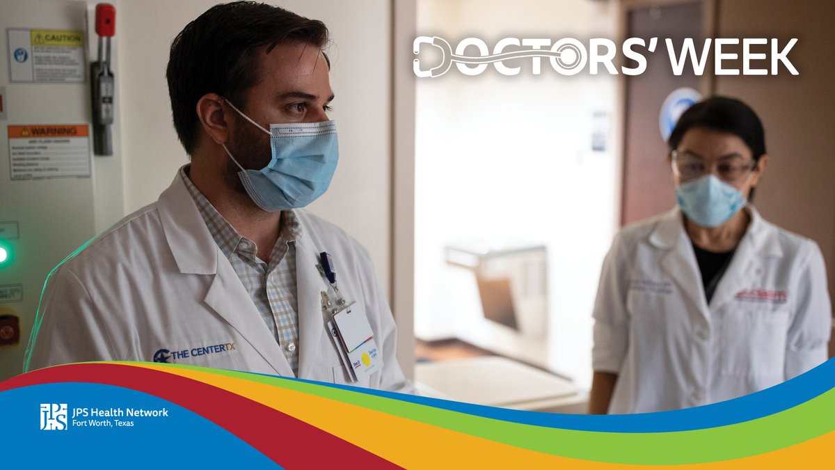 JPS_Health's tweet photo. During Doctors’ Week we express our heartfelt gratitude and appreciation for the hundreds of JPS physicians who consistently demonstrate exemplary care and compassion for their patients. Thank you doctors! #JPSdocs #JPSpride 
#TeamAcclaim https://t.co/7nGOGgV4KD