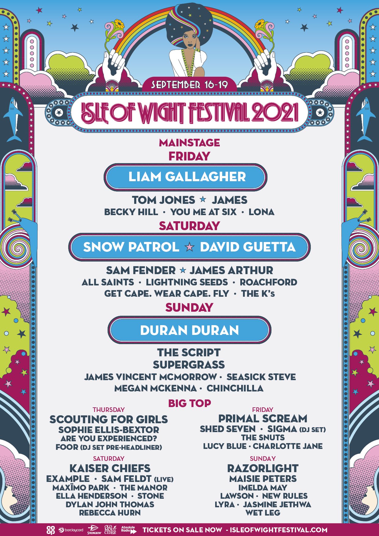 Isle of Wight Festival Poster Full Pelt Music News Report