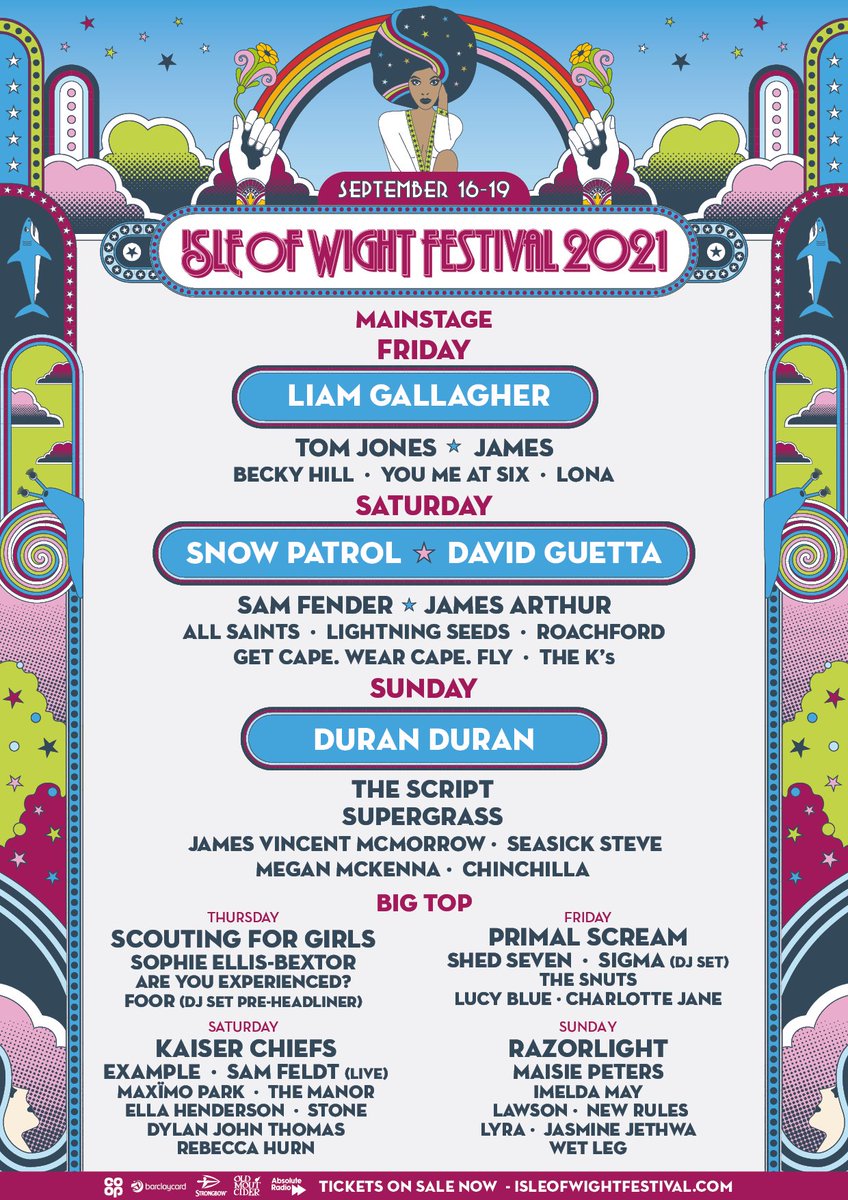 Isle of Wight Festival Lineup