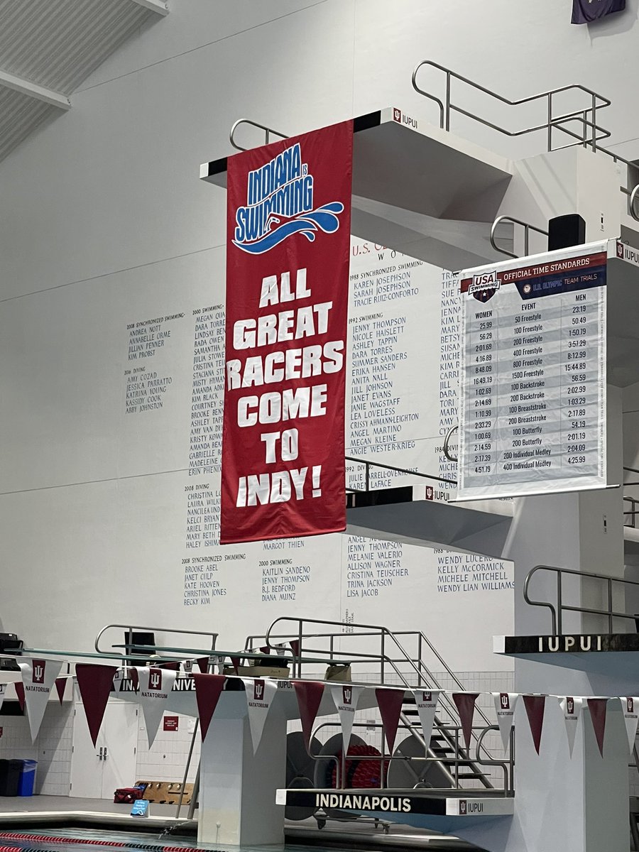 INSwimming's tweet photo. Been an exciting day so far at The Nat! A lot of fast swimmers during the first two sessions. Championship session starts in about an hour! Tune in here https://t.co/FuL1TIOk1b #marchsplashness #speedo https://t.co/B07gihSKpD