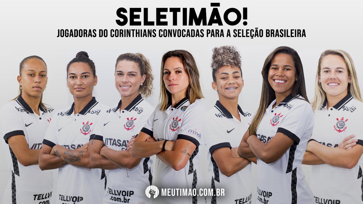 Quatro jogadoras do Corinthians são convocadas para a Copa do Mundo feminina