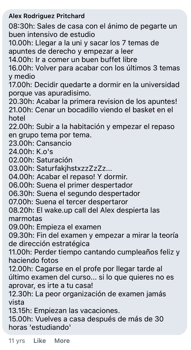 Pritchard800's tweet photo. Se cumplen 11 años de uno de esos días de la universidad que costará olvidar. https://t.co/XfmOjE3c4X