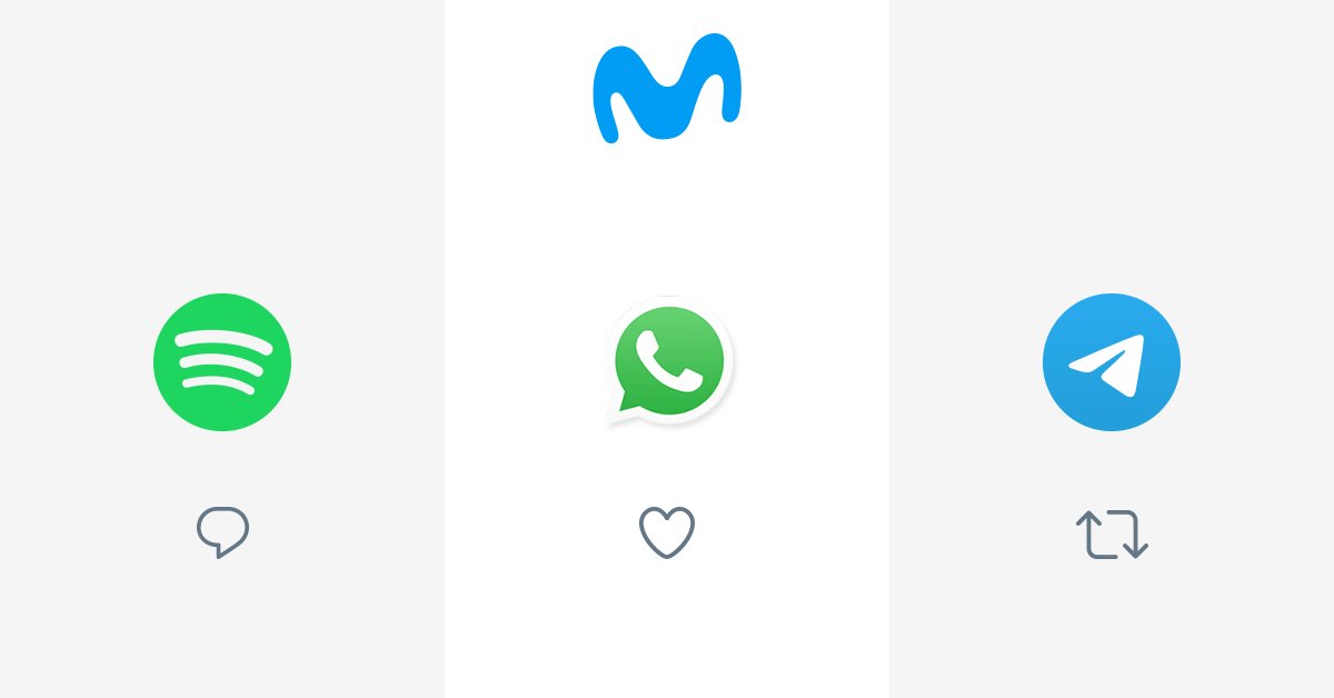 movistar_sv's tweet photo. ¿Y ustedes cuál aplicación usan más? 👀

Recuerda que con tus Paquetes #ConTodo desde $2 tienes #MásApps para seguir disfrutando al máximo. https://t.co/AGuYcSbVZ2