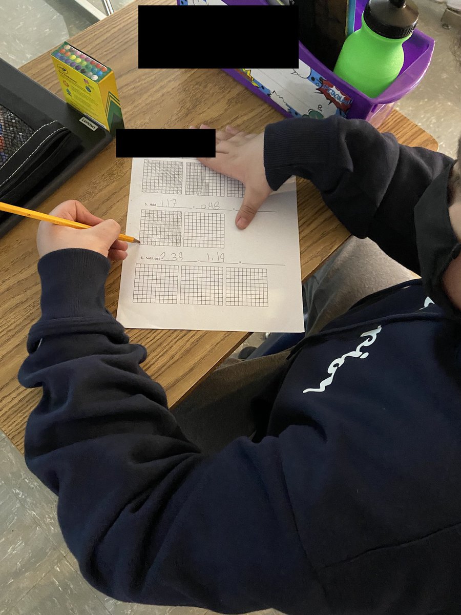 Price Owls using visual model mats to illustrate their understanding of adding and subtracting decimals.  <a href="/PriceOwls/">Price Elementary</a> <a href="/samanthakyed/">Samantha Miller</a> <a href="/MrJadSalameh/">Jad Salameh</a>