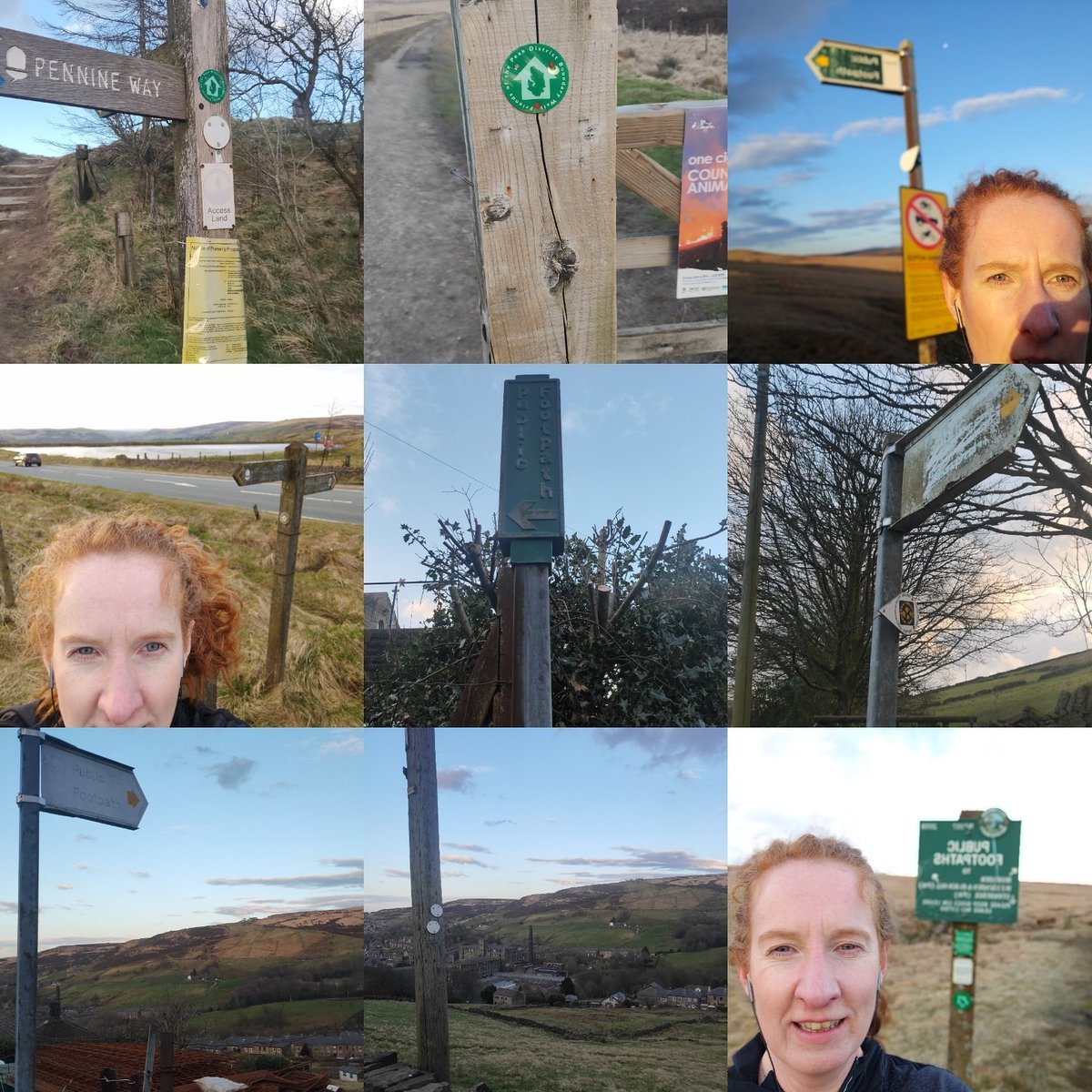 MikronAD's tweet photo. It was good to get out in the hills tonight in #marsdencentreoftheuniverse for #marsdenracersclubcompetition tonight we were hunting #waymarkers & #publicfootpath signs https://t.co/DtiLqRQUzi