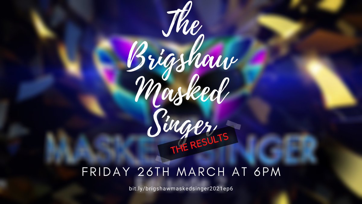 BrigshawMasked's tweet photo. What you’ve all been waiting for! The results of the voting! Watch at 6pm tomorrow using this link: https://t.co/yz34a3xsEe https://t.co/DWqIcAGqAG