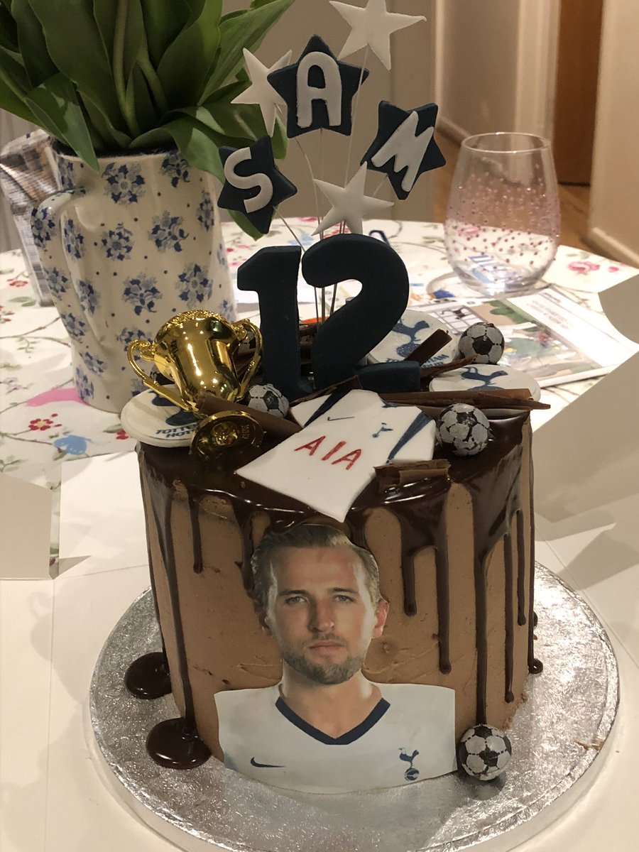 The wonderful cake my son’s Godmother made for his birthday. <a href="/SpursOfficial/">Tottenham Hotspur</a> <a href="/HKane/">Harry Kane</a>