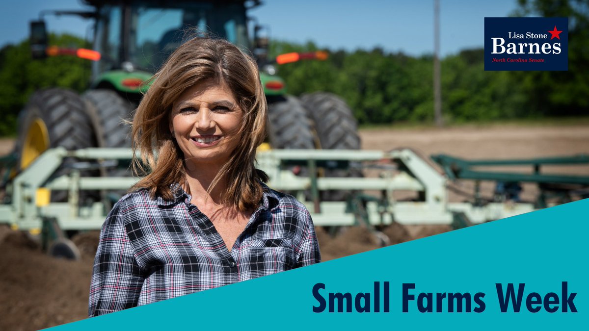 LisaStoneBarnes's tweet photo. It is #SmallFarmsWeek here in NC. Having been in agriculture my entire life, I understand how essential small farms are to the competitiveness and sustainability of our state. Farmers, we appreciate you! #ThankAFarmer #ncpol #ncga https://t.co/KxySjMGqrR