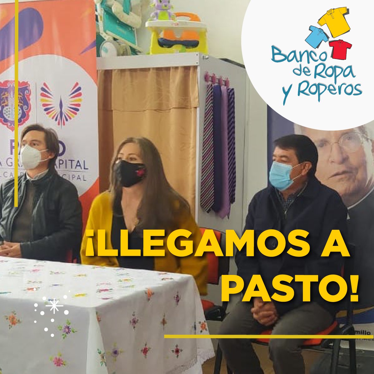 MinutodeDios's tweet photo. ¡Inauguramos nuestro Ropero en pasto! Estamos al servicio de quienes más lo necesitan en este municipio. Visita nuestras instalaciones y conoce cómo puedes apoyar nuestro programa #BancodeRopa y Roperos y juntos transformemos las condiciones de vida de miles de familias. 👨👩👧👦 https://t.co/e88MALPiqm