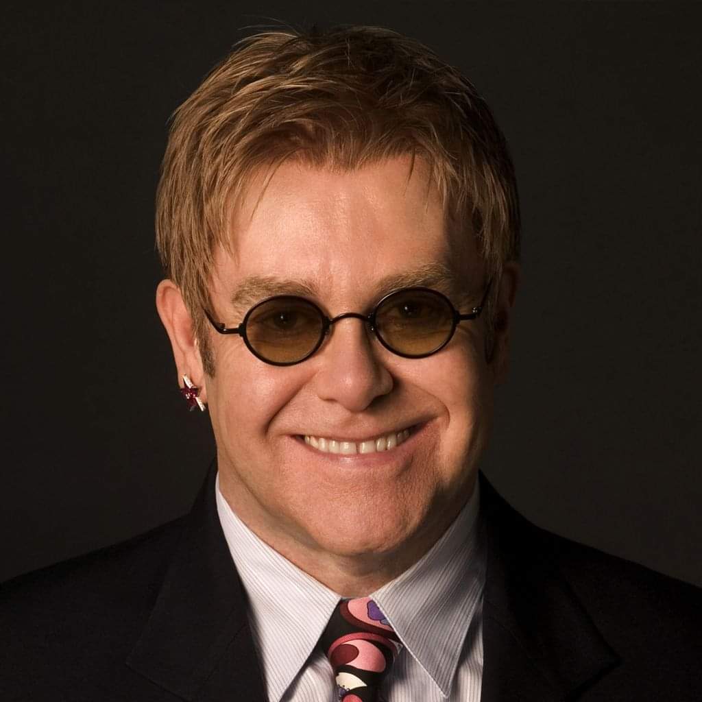 Happy Birthday to Elton John who turns 74 today!  Photo by Greg Gorman. 