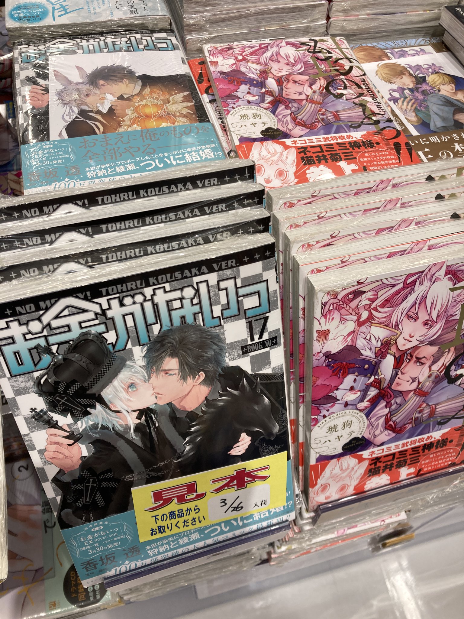 アニメイト福岡パルコ 書籍入荷情報 六月の七星 3巻 お金がないっ 17巻 もののふっ この恋バズりますか 元彼 セキュリティ 春の修羅 Wにだけはなりたくない 他コミックス多数入荷致しました 天神きた