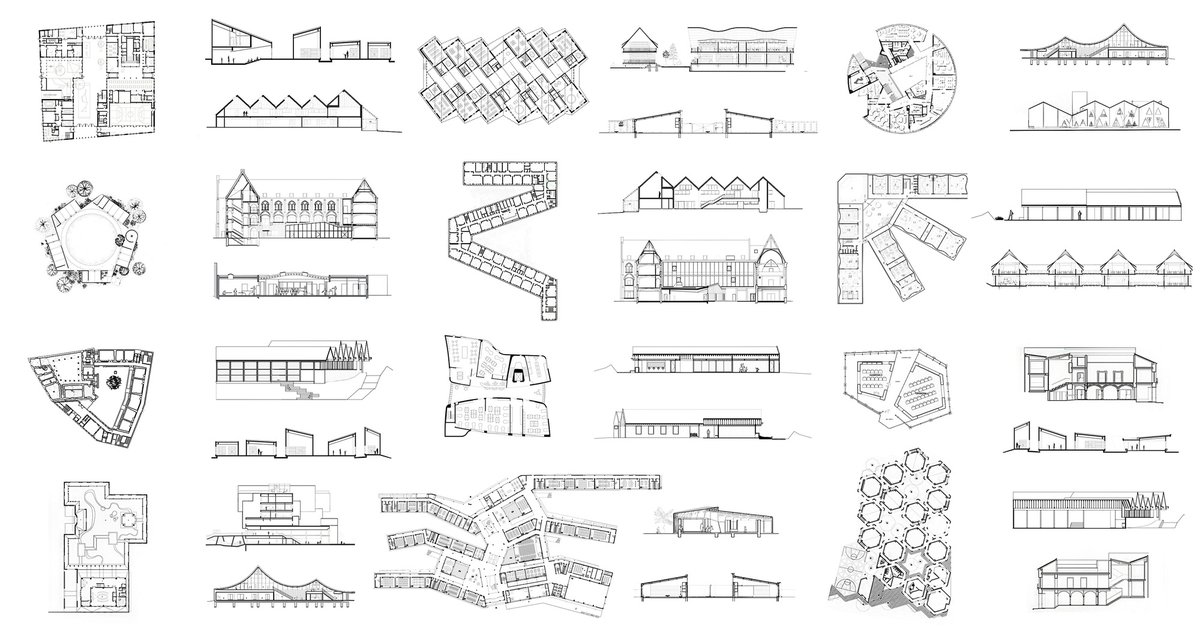 School Architecture: Examples in Plan and Section archdaily.com/897774/school-…