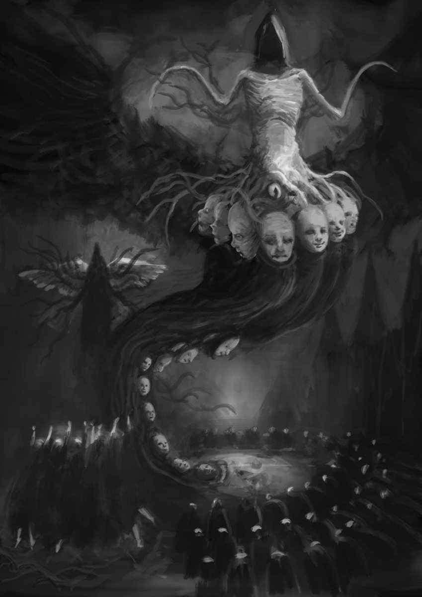 ArathKnnath's tweet photo. The #Art by DelicSaike.
#today #Lovecraft #Lovecraftian #darkness #madness #chaos #Nightmares #oldones #elders #Mythos #Demons #CosmicHorror

⫷ᏖђΞ Ꮙ۞ÎÐ⫸ https://t.co/FBImZuCKwE