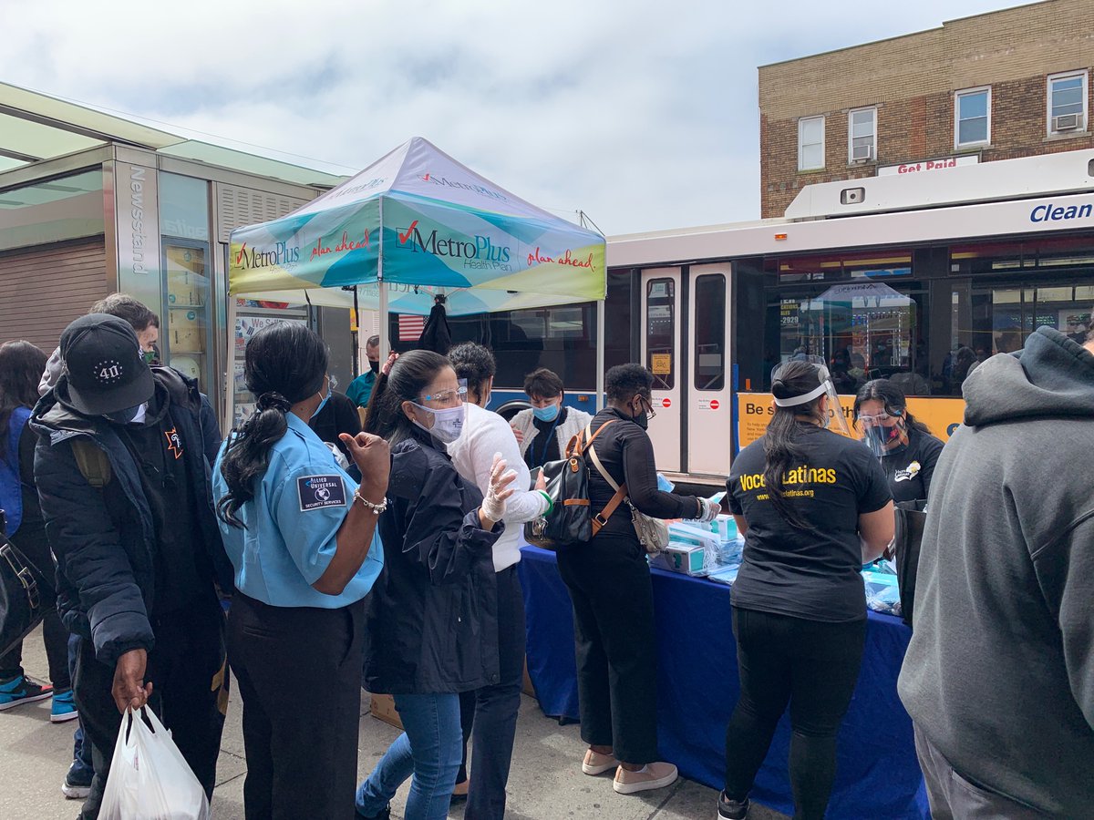 indiahomeusa's tweet photo. In collaboration with NYC Test & Trace Corps and @voceslatinasQNY, India Home made sure that residents of Jamaica had access to vaccines. Informing and signing up for vaccines is the first step. #CovidVaccine #Queenstogether #vaccinenyc https://t.co/JO0anEiF3r