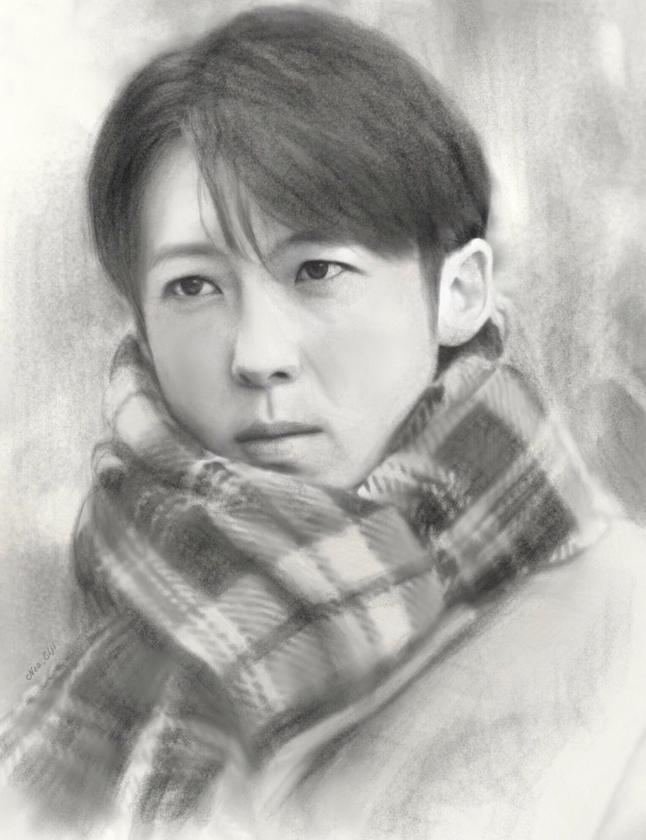 『#天国と地獄 〜サイコな2人〜』出演してた #高橋一生 さん✩︎⡱先日の最終回、無償の愛を感じた。#drawing #portrait #絵描きさんと繋がりたい #絵画 #絵 #鉛筆画 #ポートレート #人物画 #俳優