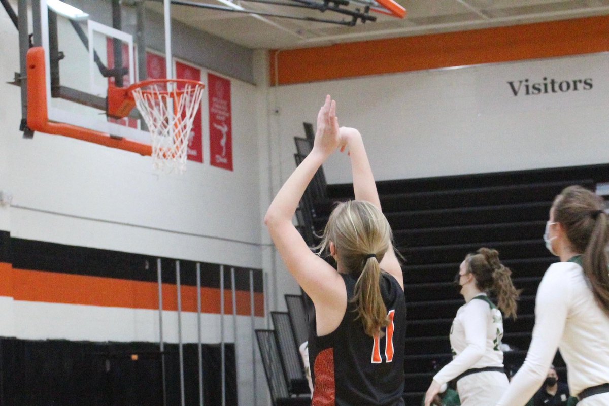 Congratulations to Julia Kronebusch! On March 12 Julia tied a 29 year old record shared by Amy Stiever when she made 7 3pt FG in a game against Albert Lea. Over the last two weeks of the regular season Julia shot 51 percent from beyond the 3pt line.
