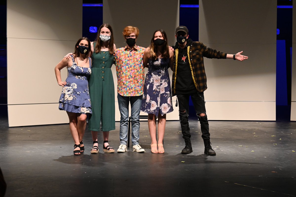 CTJtheatre's tweet photo. Johnson Theatre is ADVANCING TO THE REGION ROUND!!!!!
Congratulations to our award winners:
Outstanding Crew Member Award- Catie Green &amp; Chloe Jordan
Honorable Mention- Sarah Hendrix
All Star Cast- Ted Davenport &amp; Evan Gilliam 
💙CONGRATS💙
@CTJohnsonHigh @NEISDFineArts https://t.co/fy3tfF8bKz