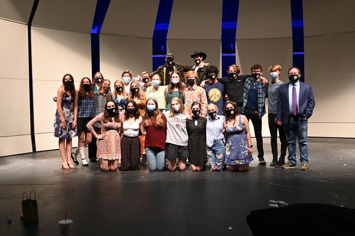 CTJtheatre's tweet photo. Johnson Theatre is ADVANCING TO THE REGION ROUND!!!!!
Congratulations to our award winners:
Outstanding Crew Member Award- Catie Green &amp; Chloe Jordan
Honorable Mention- Sarah Hendrix
All Star Cast- Ted Davenport &amp; Evan Gilliam 
💙CONGRATS💙
@CTJohnsonHigh @NEISDFineArts https://t.co/fy3tfF8bKz