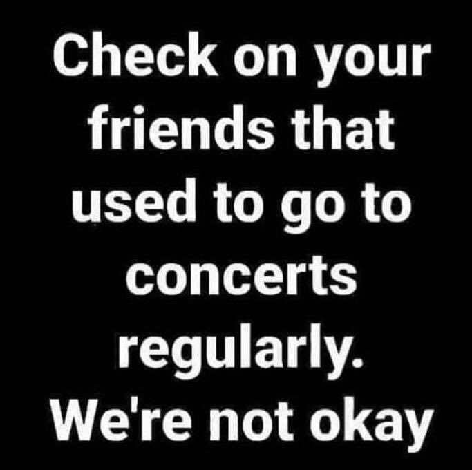 ConcertWeirdos's tweet photo. Hello 👋 https://t.co/RMmKFEVDhG